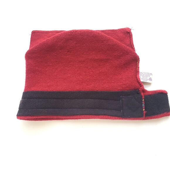 Vintage Merkley Headgear Red Wool Knit Winter Hat Toque Beanie Snowboard Canada - Picture 6 of 9
